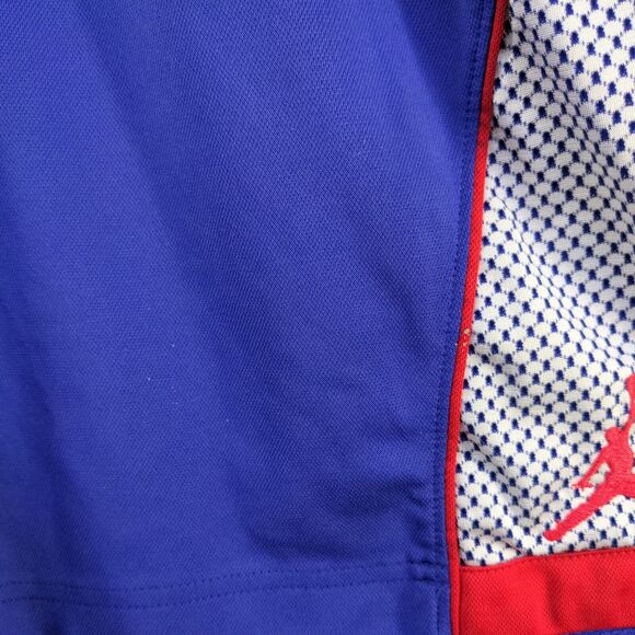 Nike Boys Dri Fit Jordan Athletic Shorts Blue Size L Jumpman Logo - Picture 12 of 16